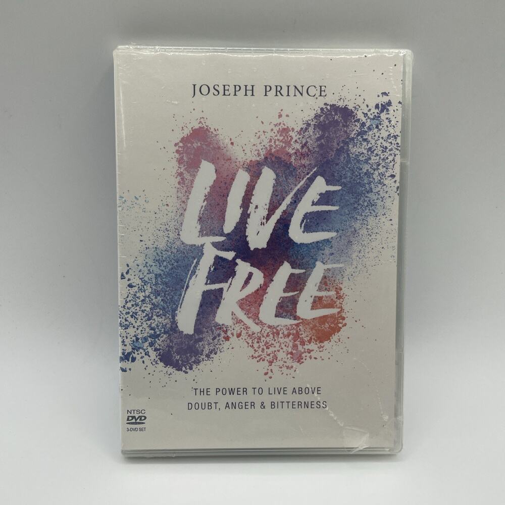 Live Free: The Power To Live Above Doubt, Anger & Bitterness Joseph Prince 3 DVD
